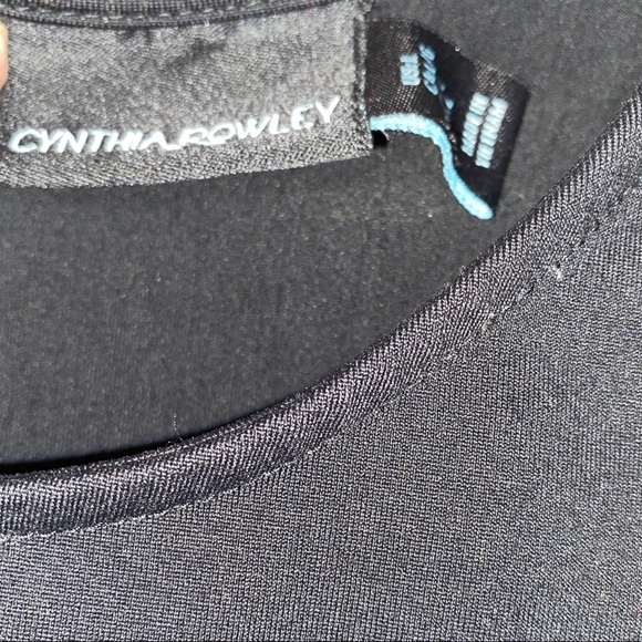 Cynthia Rowley Black Dress Large - Picture 5 of 7